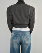 Tied-up Blazer - Textured Business (M)