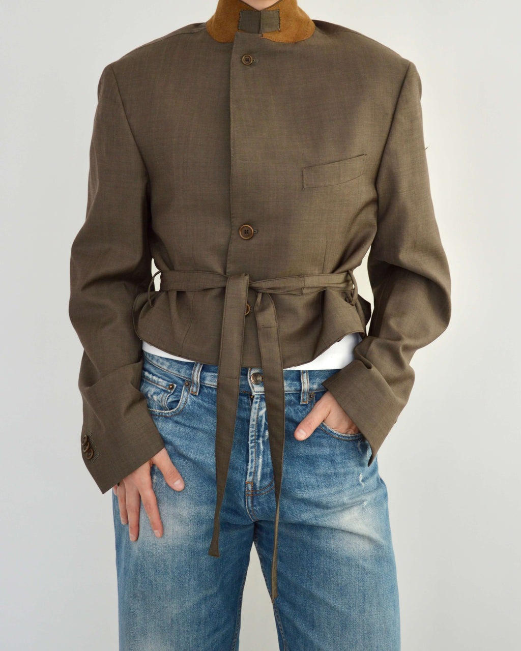 Tied-up Blazer - Brown Perfection (M)
