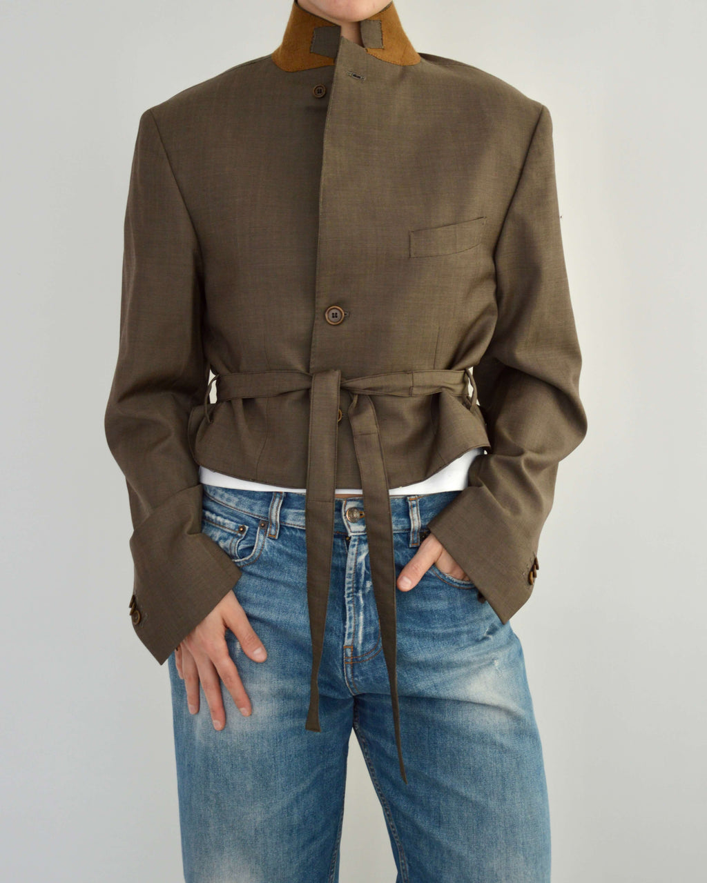 Tied-up Blazer - Brown Perfection (M)