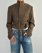 Tied-up Blazer - Brown Perfection (M)