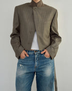 Vegan Tied-up Blazer - Pistachio (S)