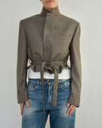 Vegan Tied-up Blazer - Pistachio (S)