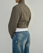 Vegan Tied-up Blazer - Pistachio (S)