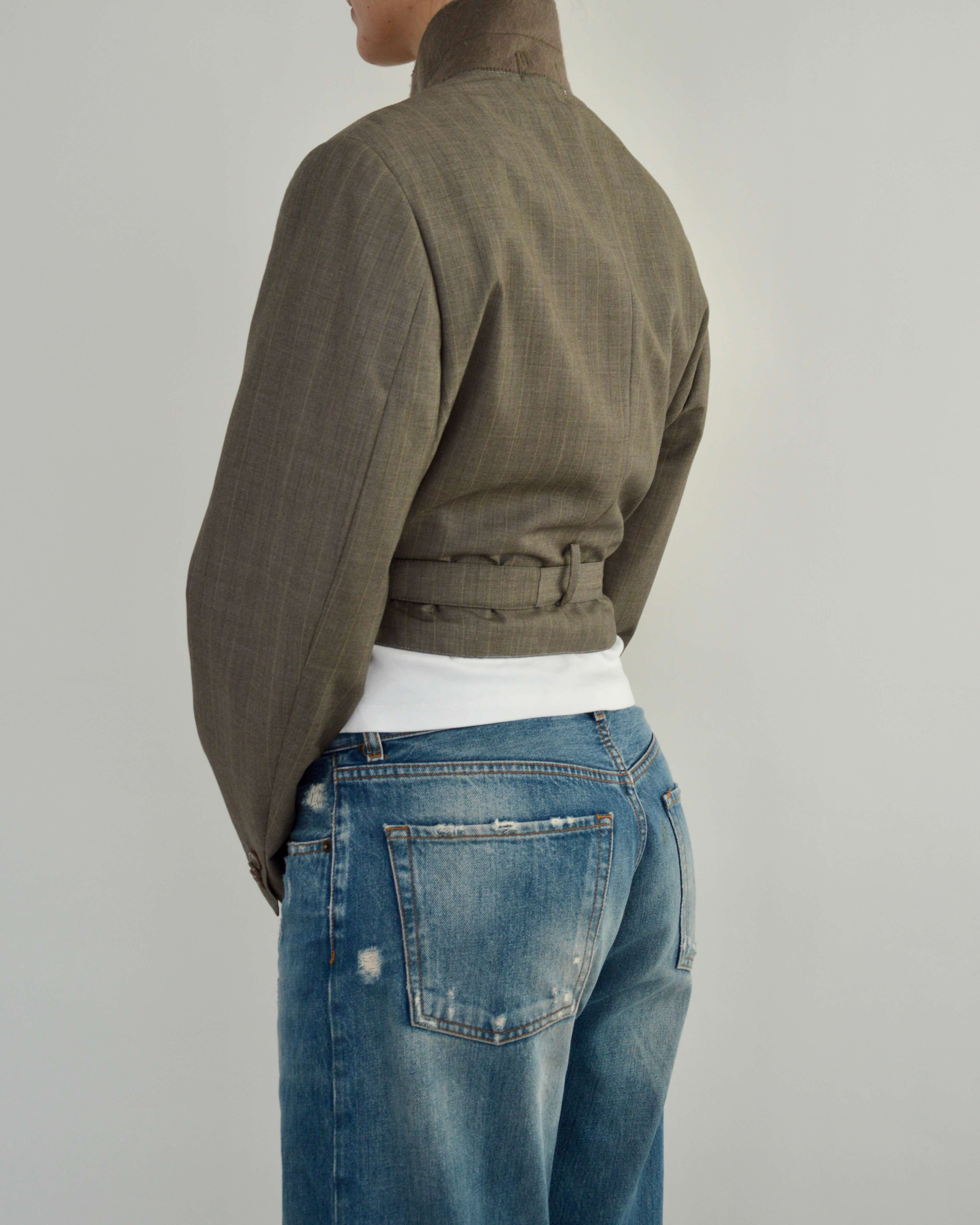Vegan Tied-up Blazer - Pistachio
