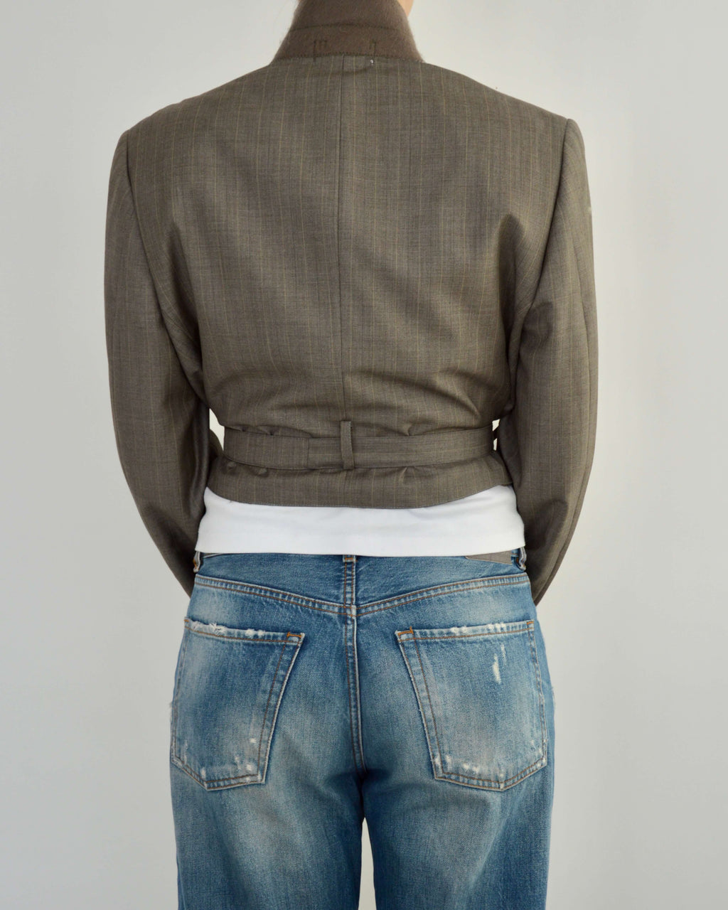 Vegan Tied-up Blazer - Pistachio (S)
