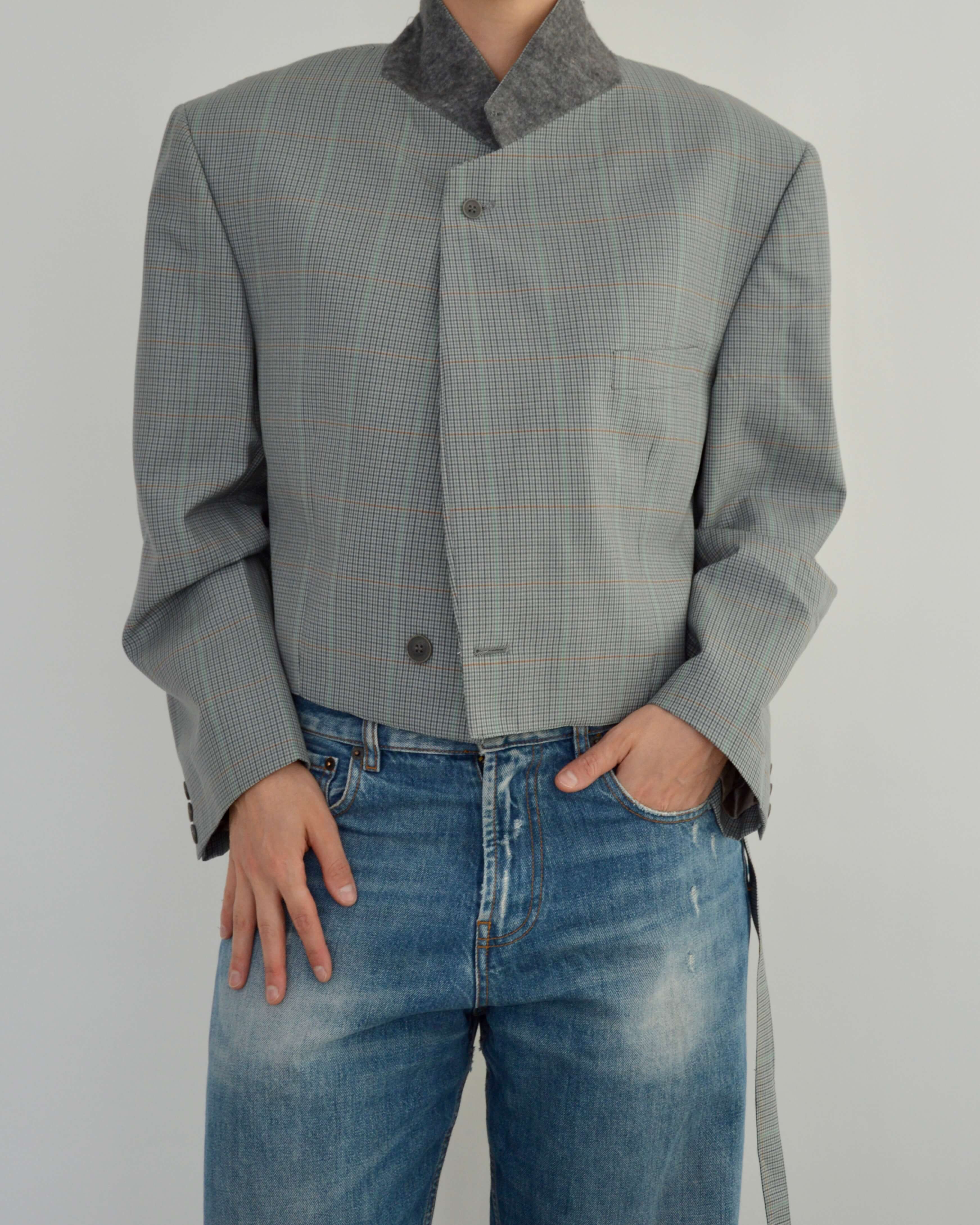 Tied-up Blazer - Baby Blue