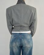 Tied-up Blazer - Baby Blue (L)