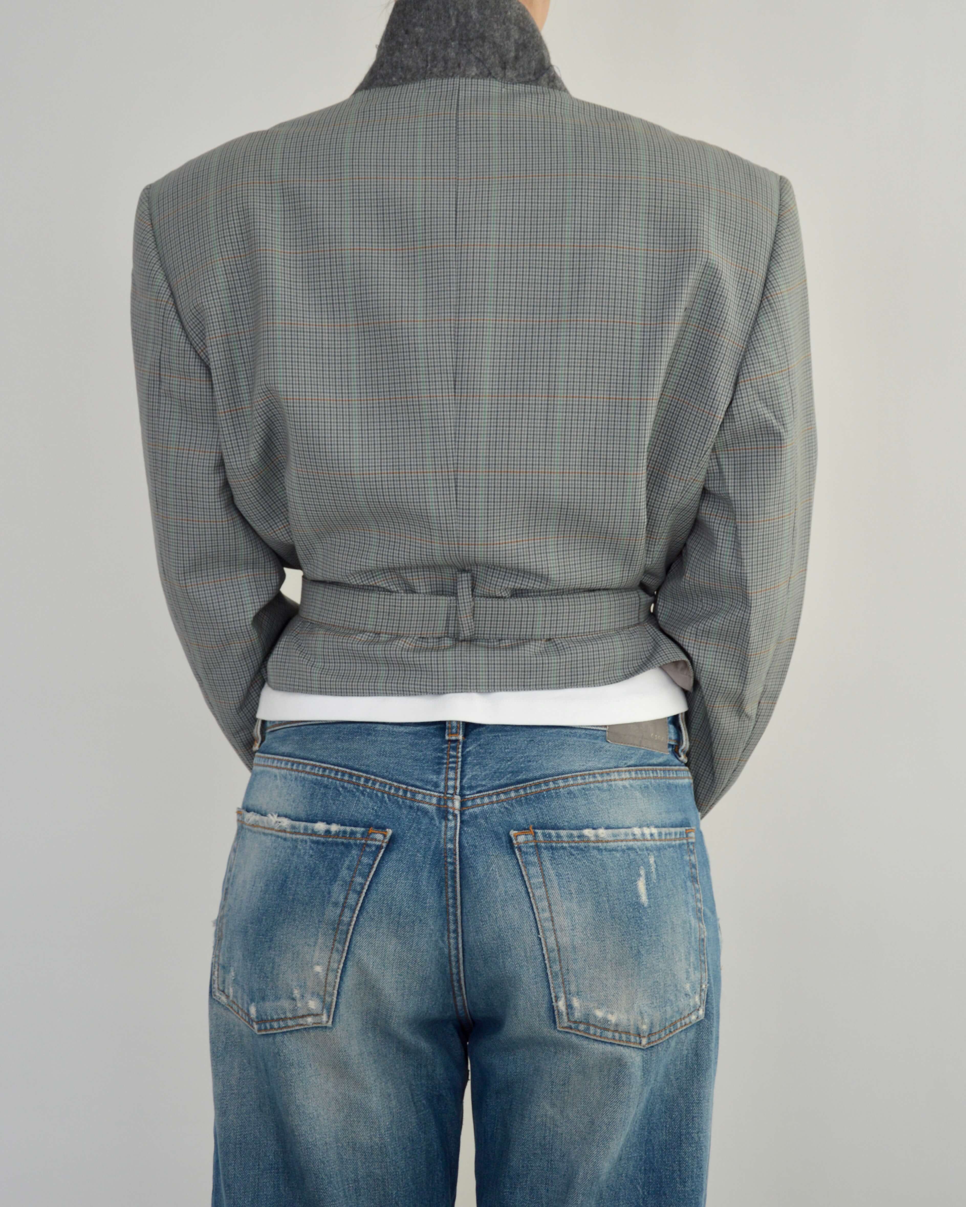 Tied-up Blazer - Baby Blue (L)