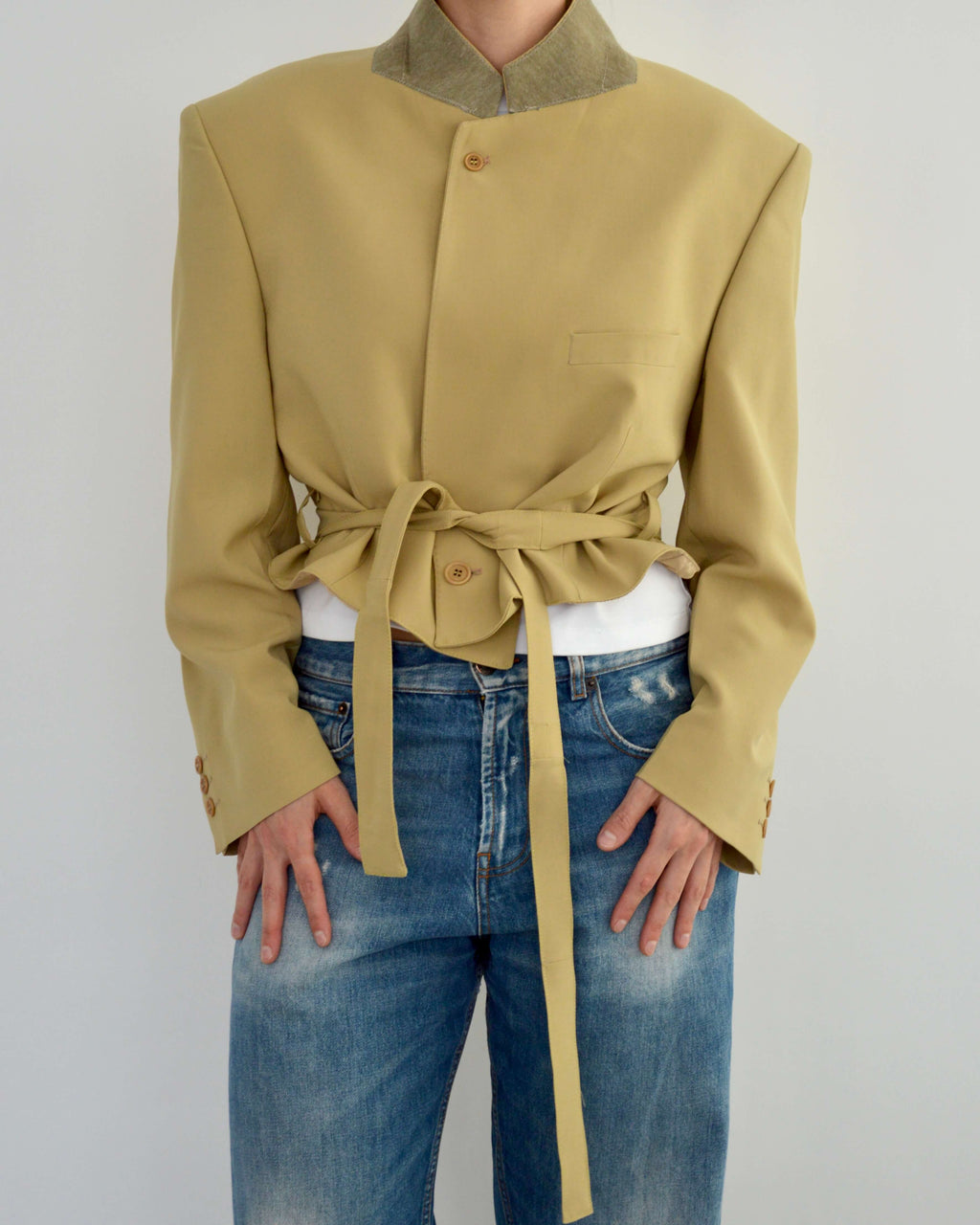 Tied-up Blazer - Golden (L)