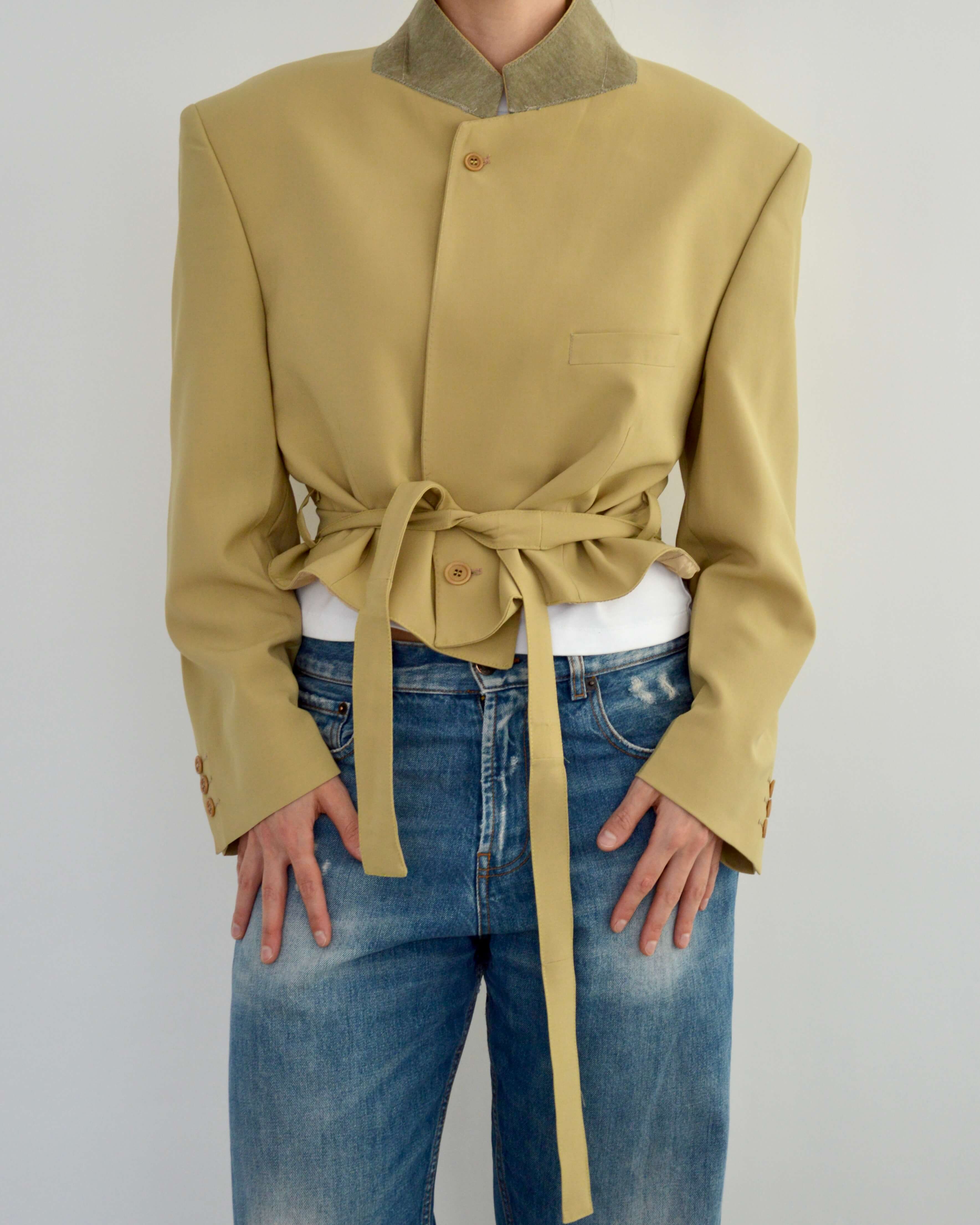 Tied-up Blazer - Golden (L)