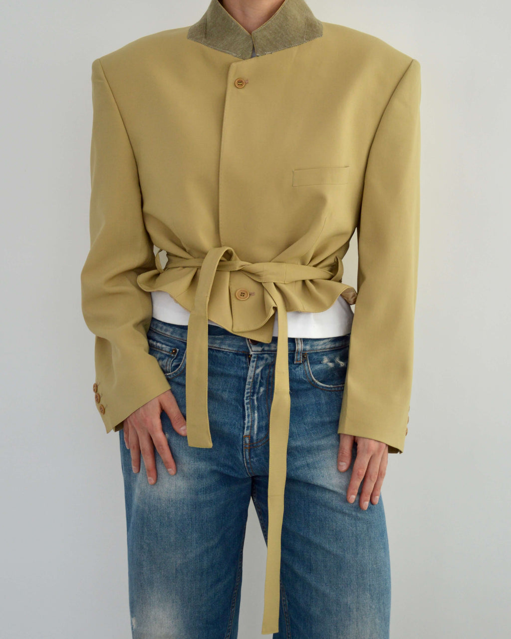 Tied-up Blazer - Golden (L)