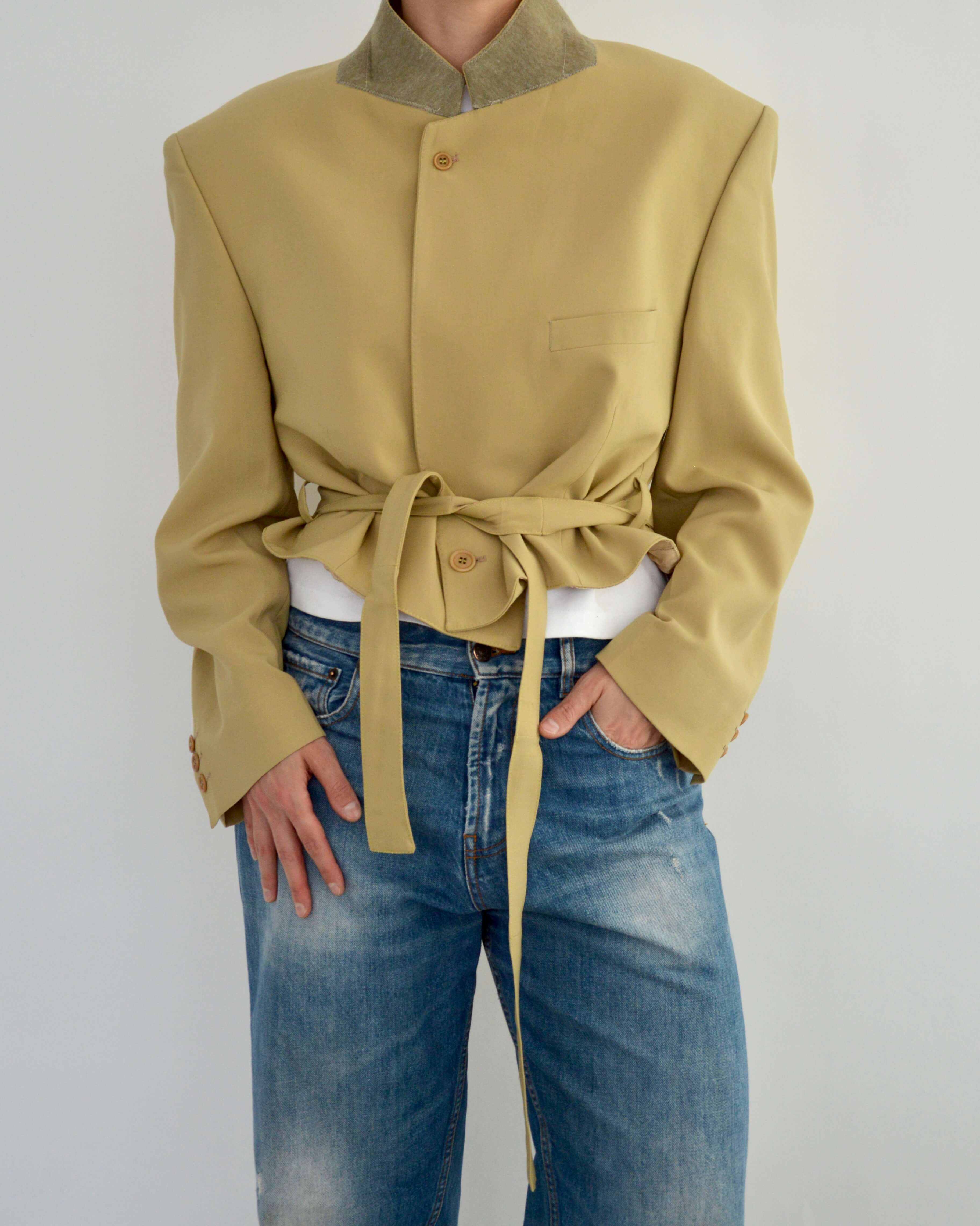 Tied-up Blazer - Golden (L)