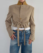 Tied-up Blazer - Sepia (S)
