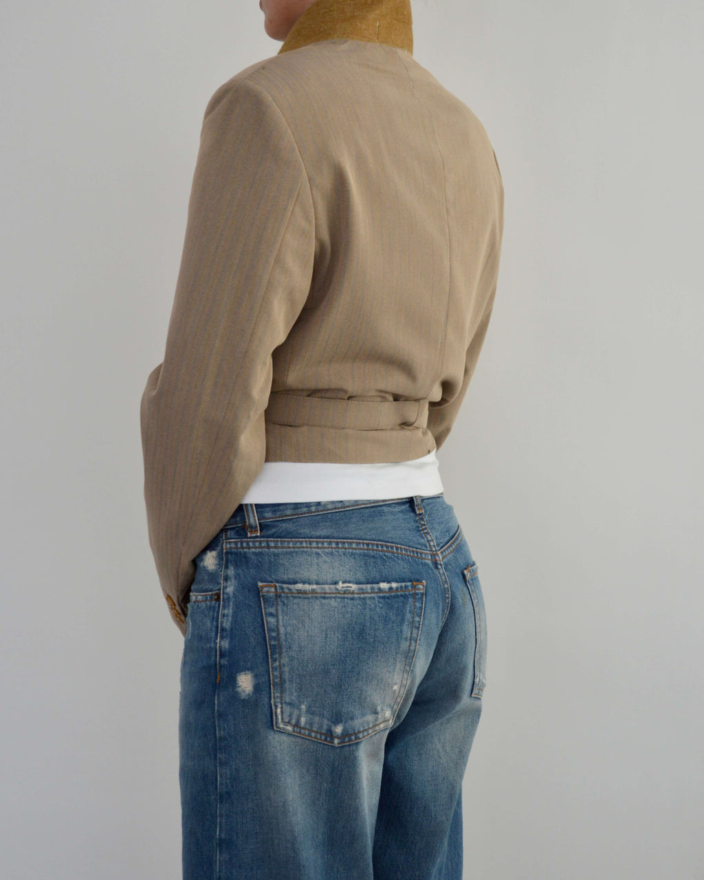 Tied-up Blazer - Sepia (S)