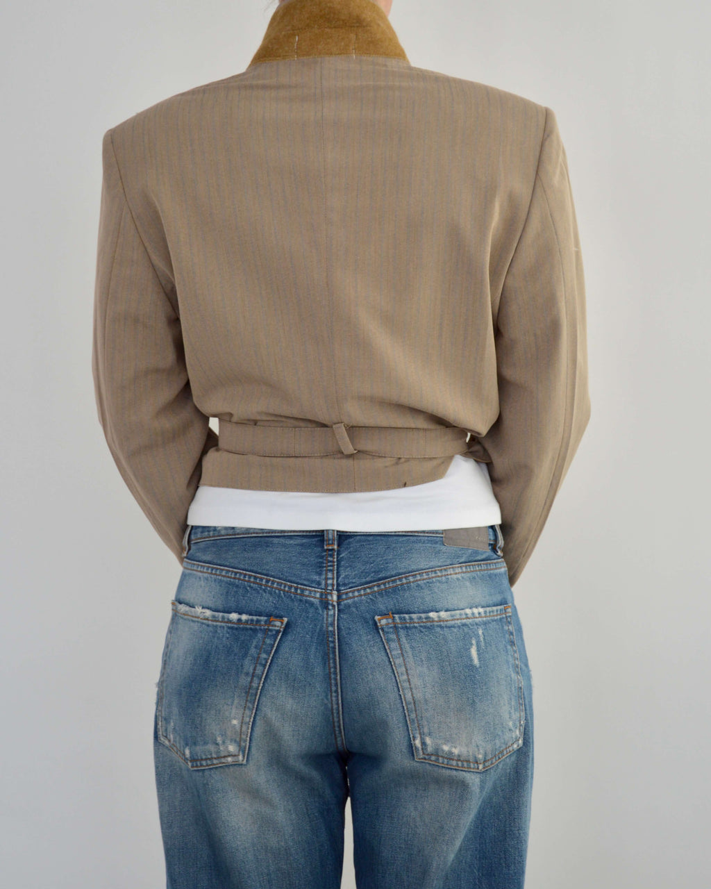 Tied-up Blazer - Sepia (S)