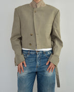 Tied-up Blazer - Light Green (M)
