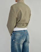 Tied-up Blazer - Light Green (M)