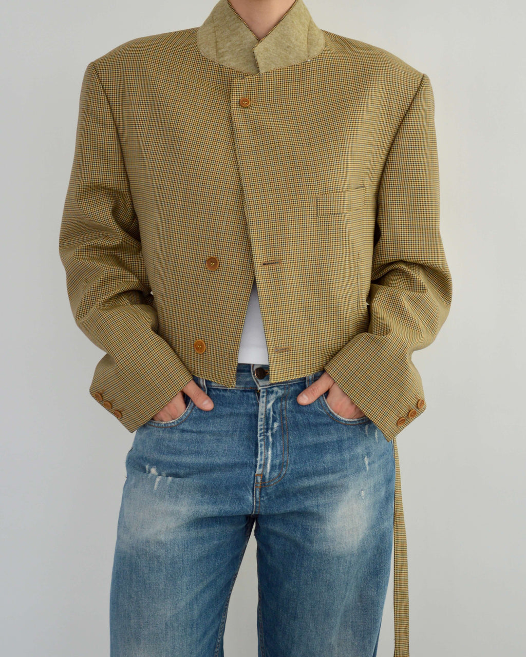 Tied-up Blazer - Checkred Perfection (XL)