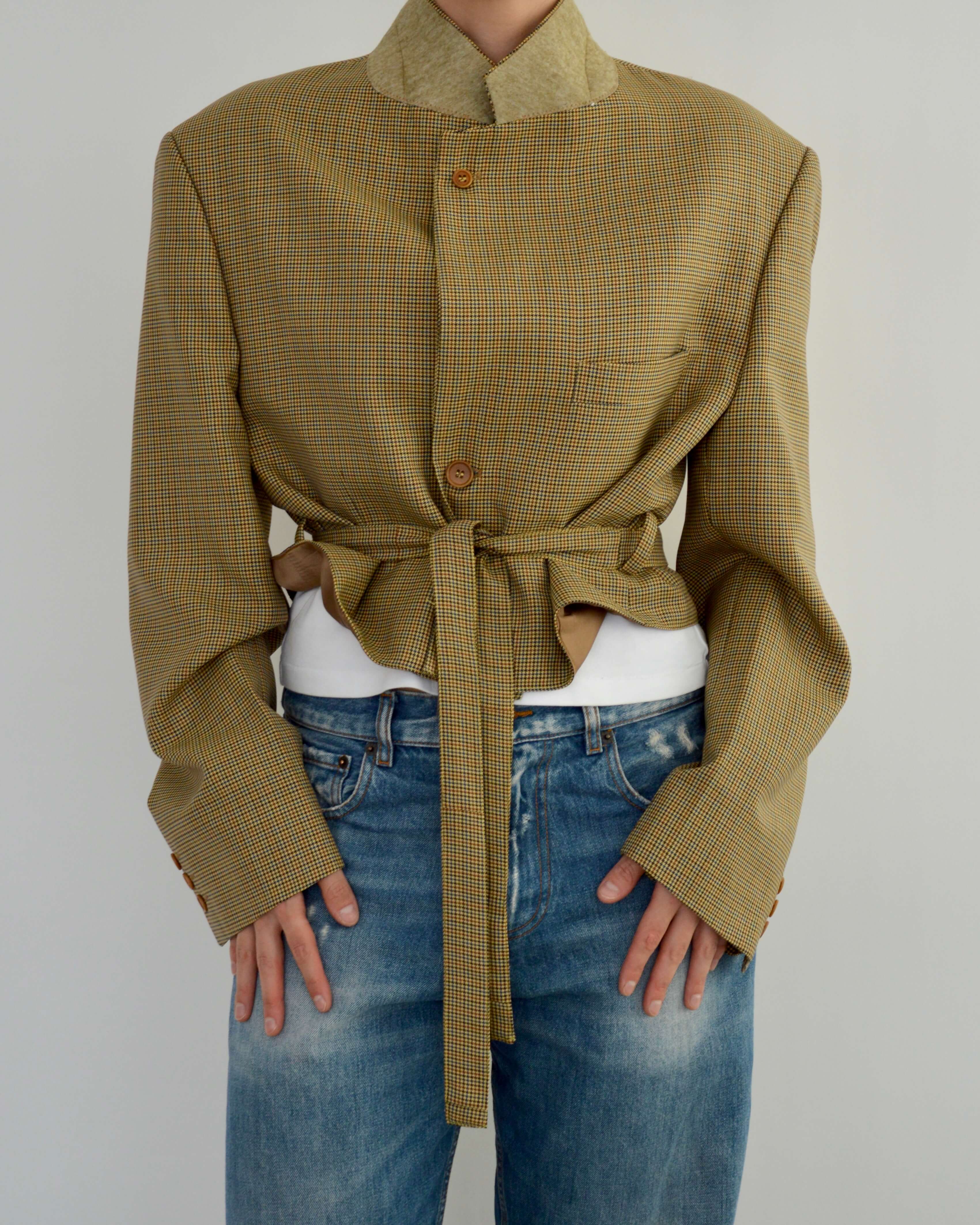 Tied-up Blazer - Checkred Perfection (XL)