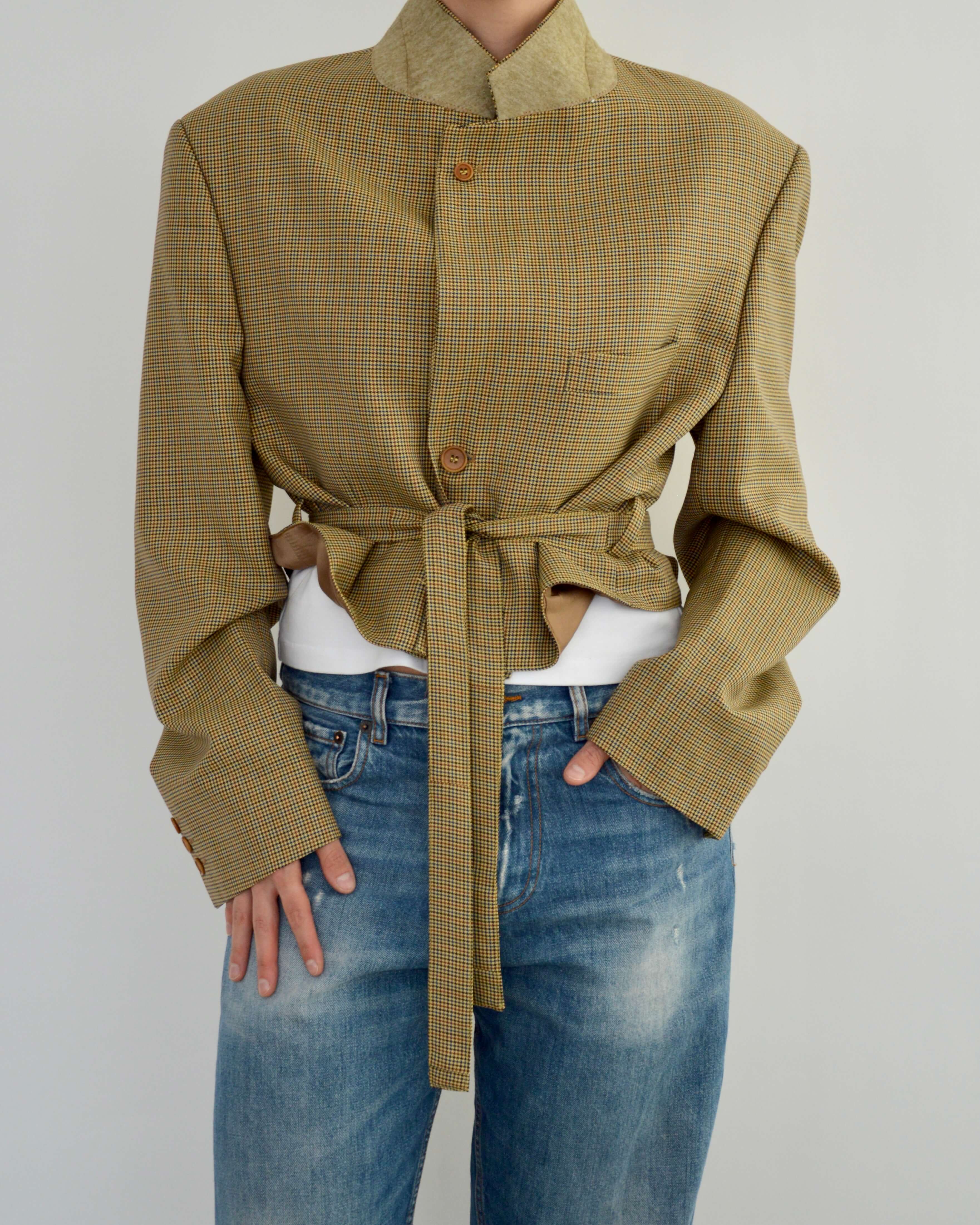 Tied-up Blazer - Checkred Perfection (XL)