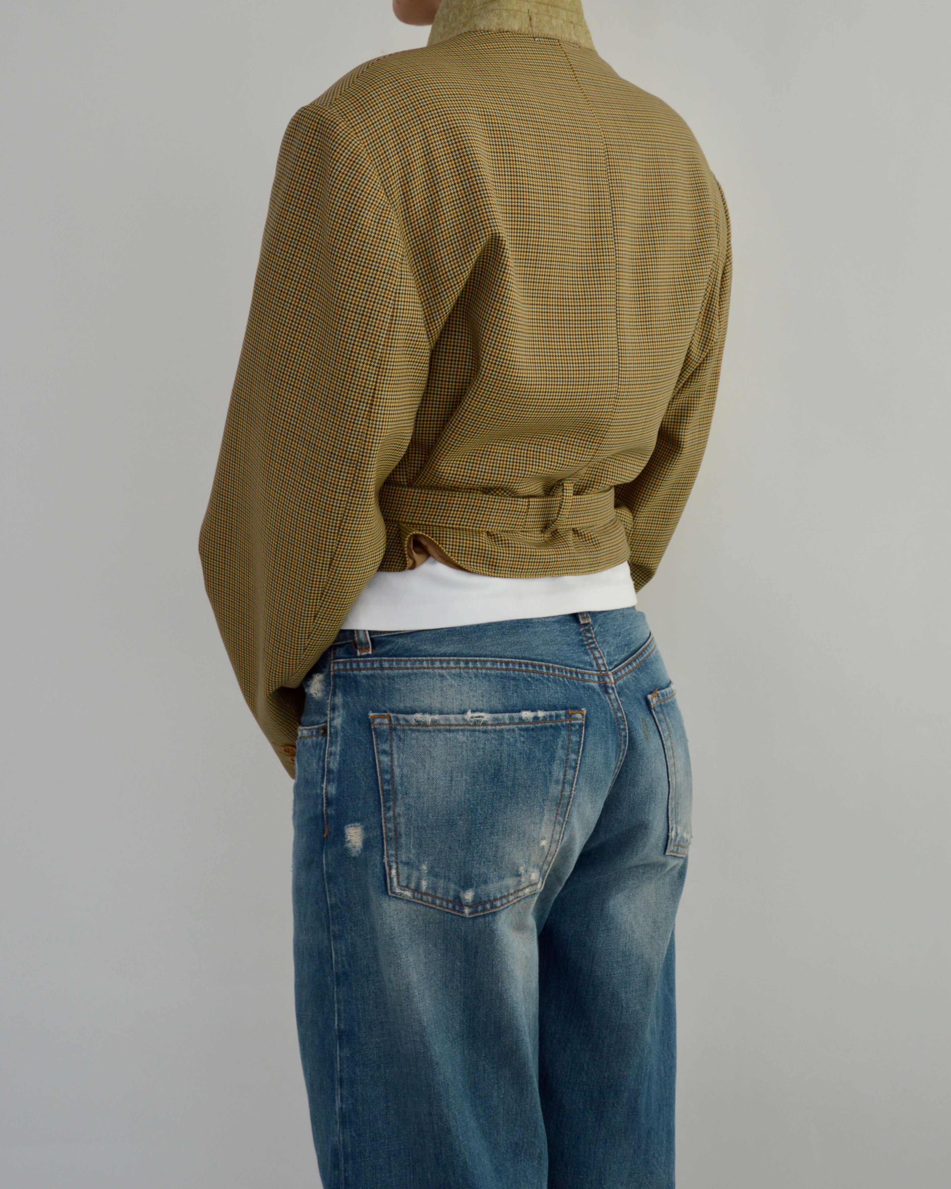 Tied-up Blazer - Checkred Perfection (XL)