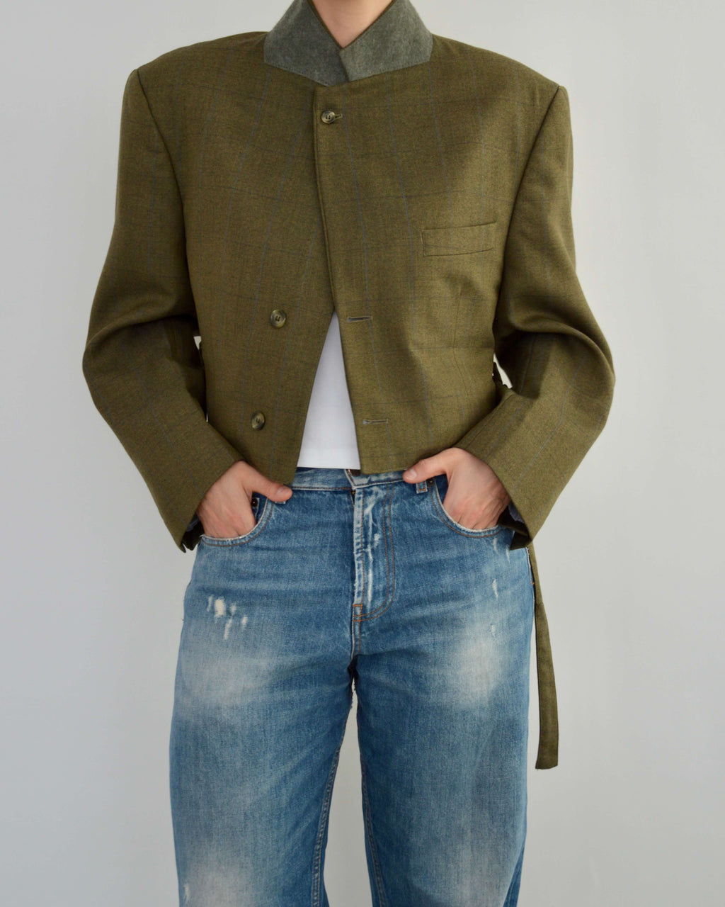 Tied-up Blazer - Vivid Green (L)
