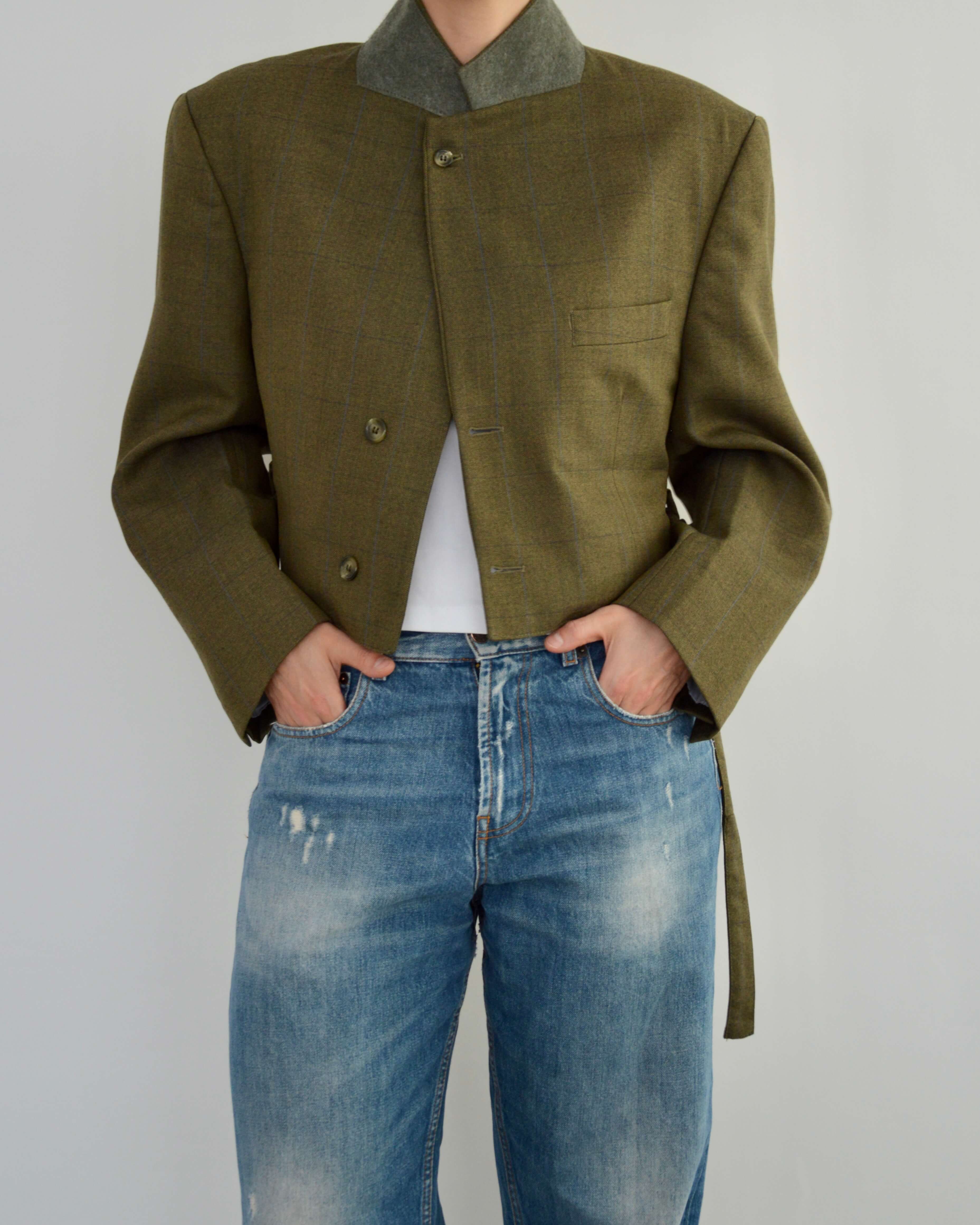 Tied-up Blazer - Vivid Green (L)