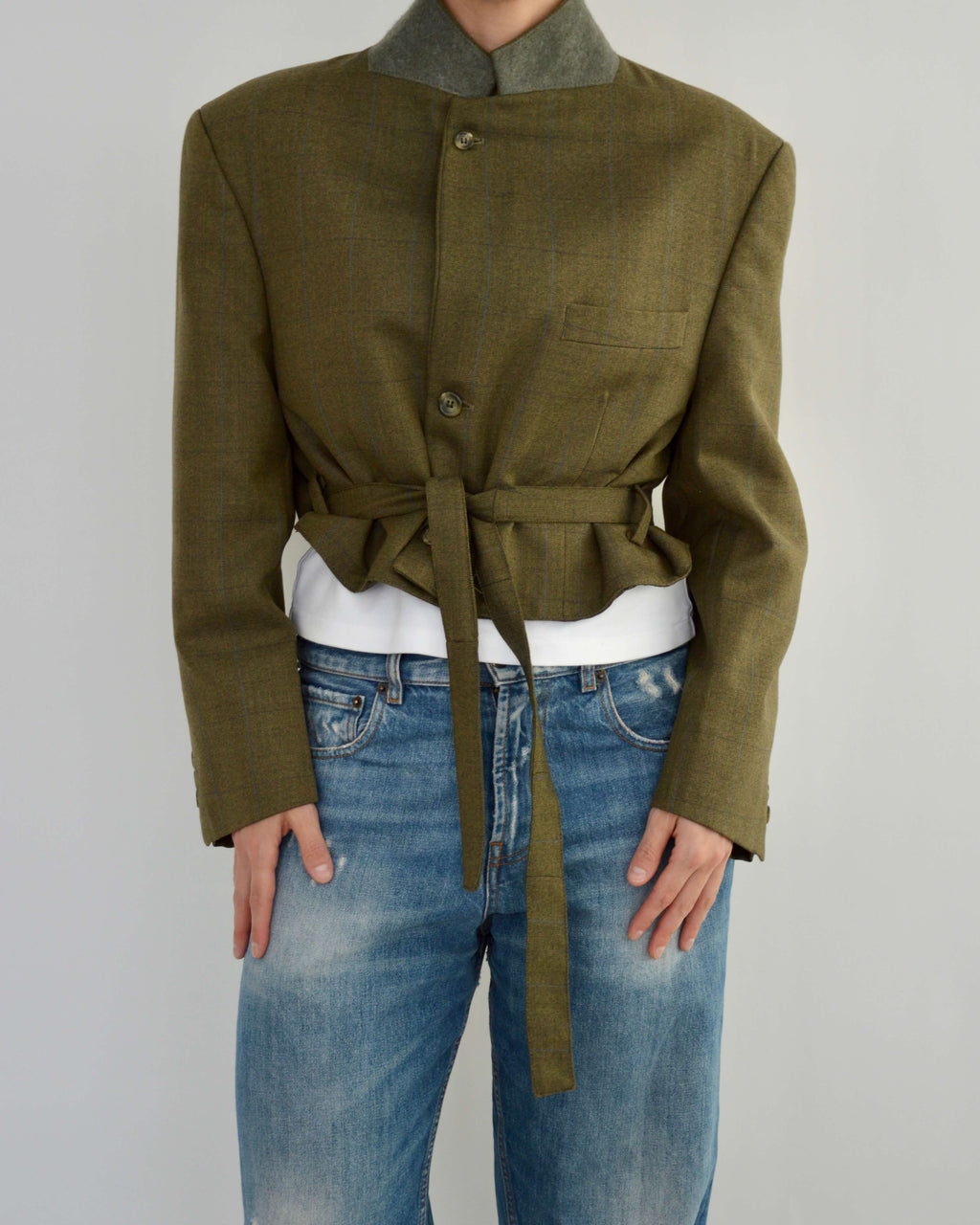 Tied-up Blazer - Vivid Green (L)