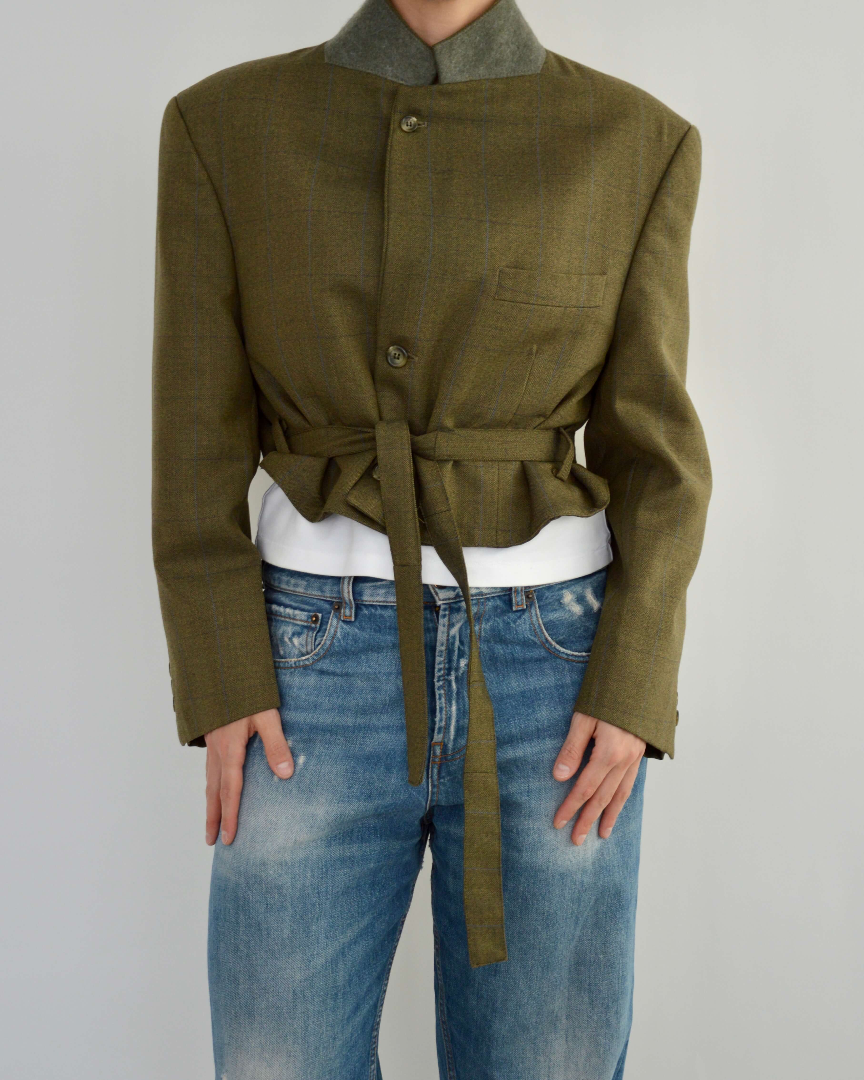Tied-up Blazer - Vivid Green (L)