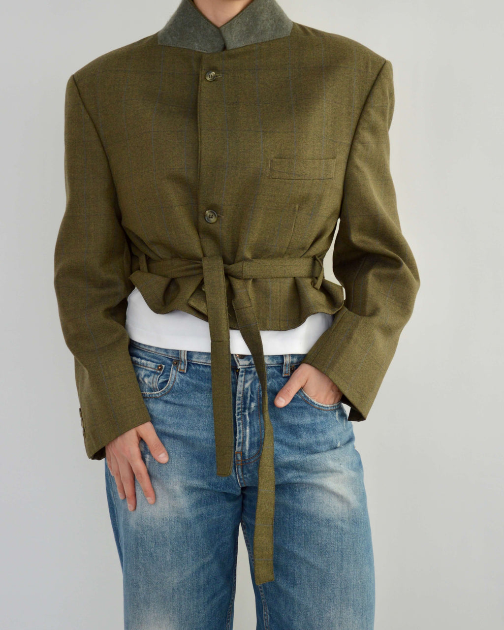 Tied-up Blazer - Vivid Green (L)