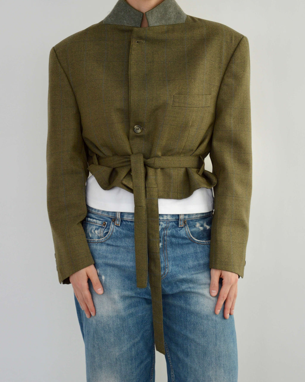 Tied-up Blazer - Vivid Green (L)