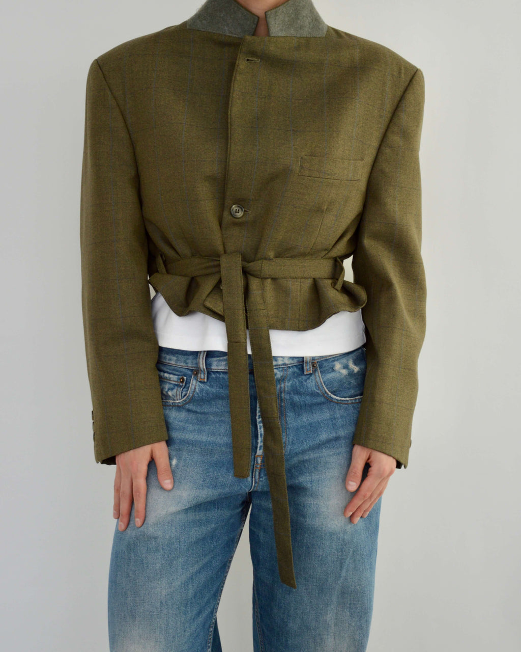 Tied-up Blazer - Vivid Green (L)