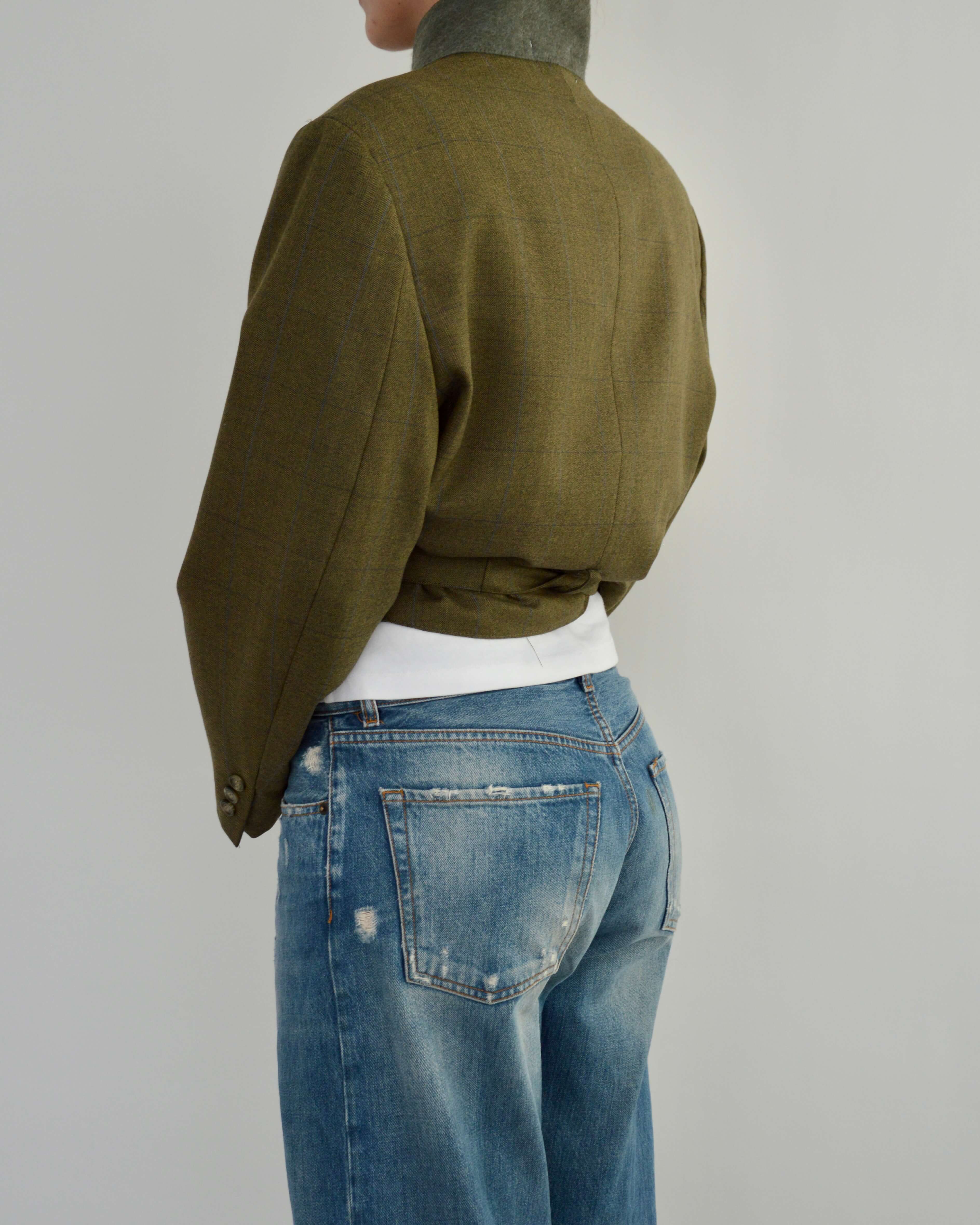 Tied-up Blazer - Vivid Green (L)