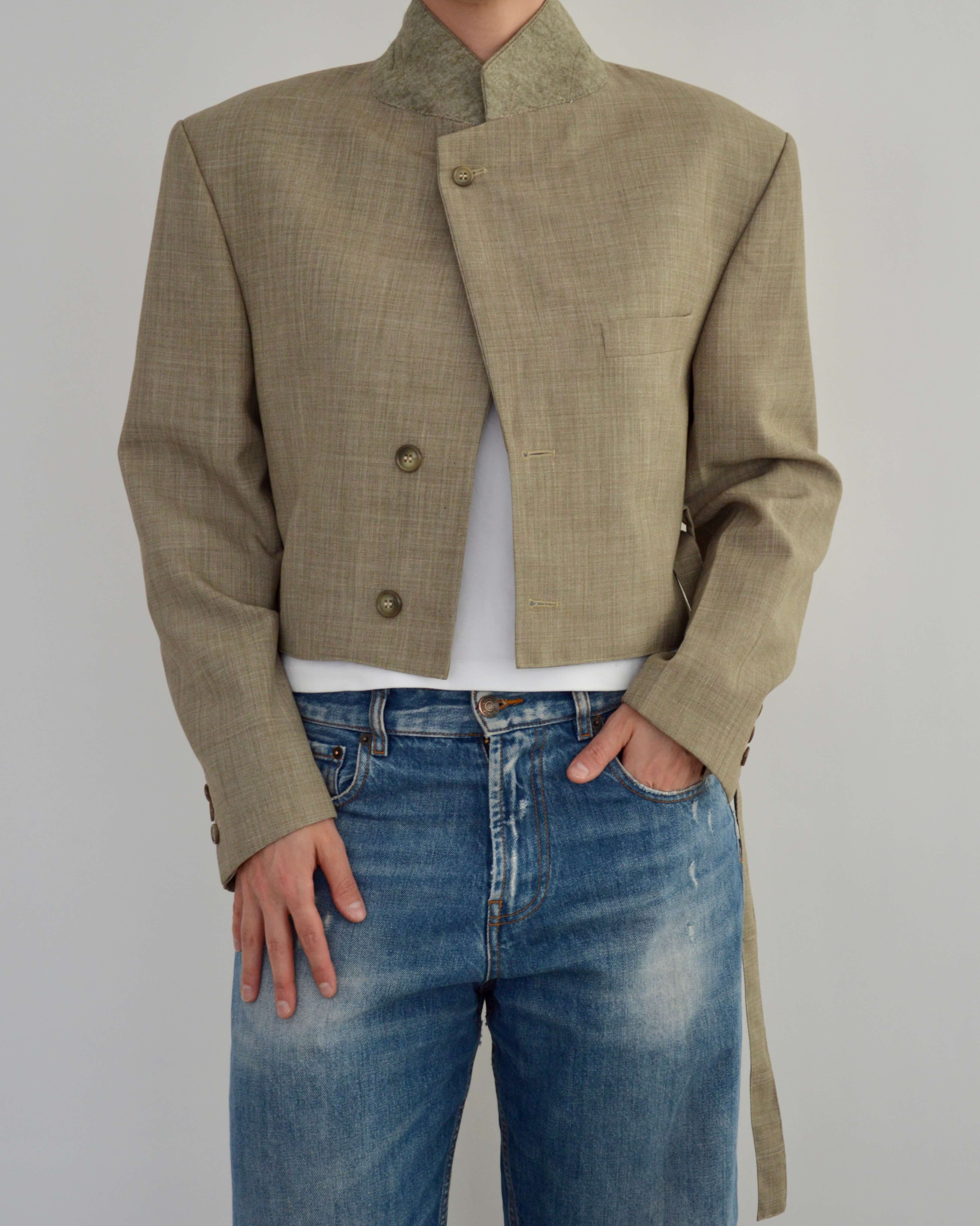 Tied-up Blazer - Soft Green (M)