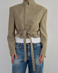 Tied-up Blazer - Soft Green (M)