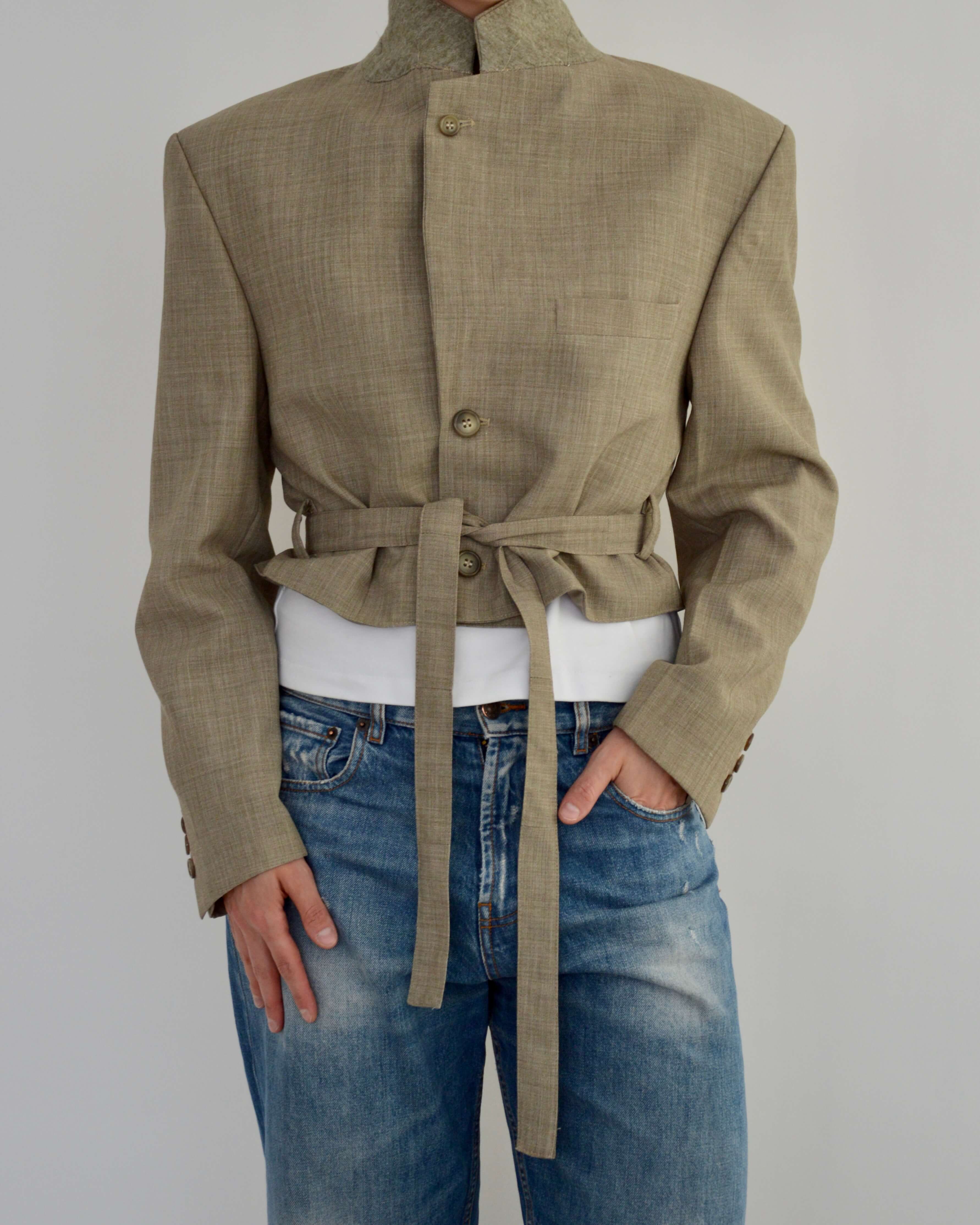 Tied-up Blazer - Soft Green (M)