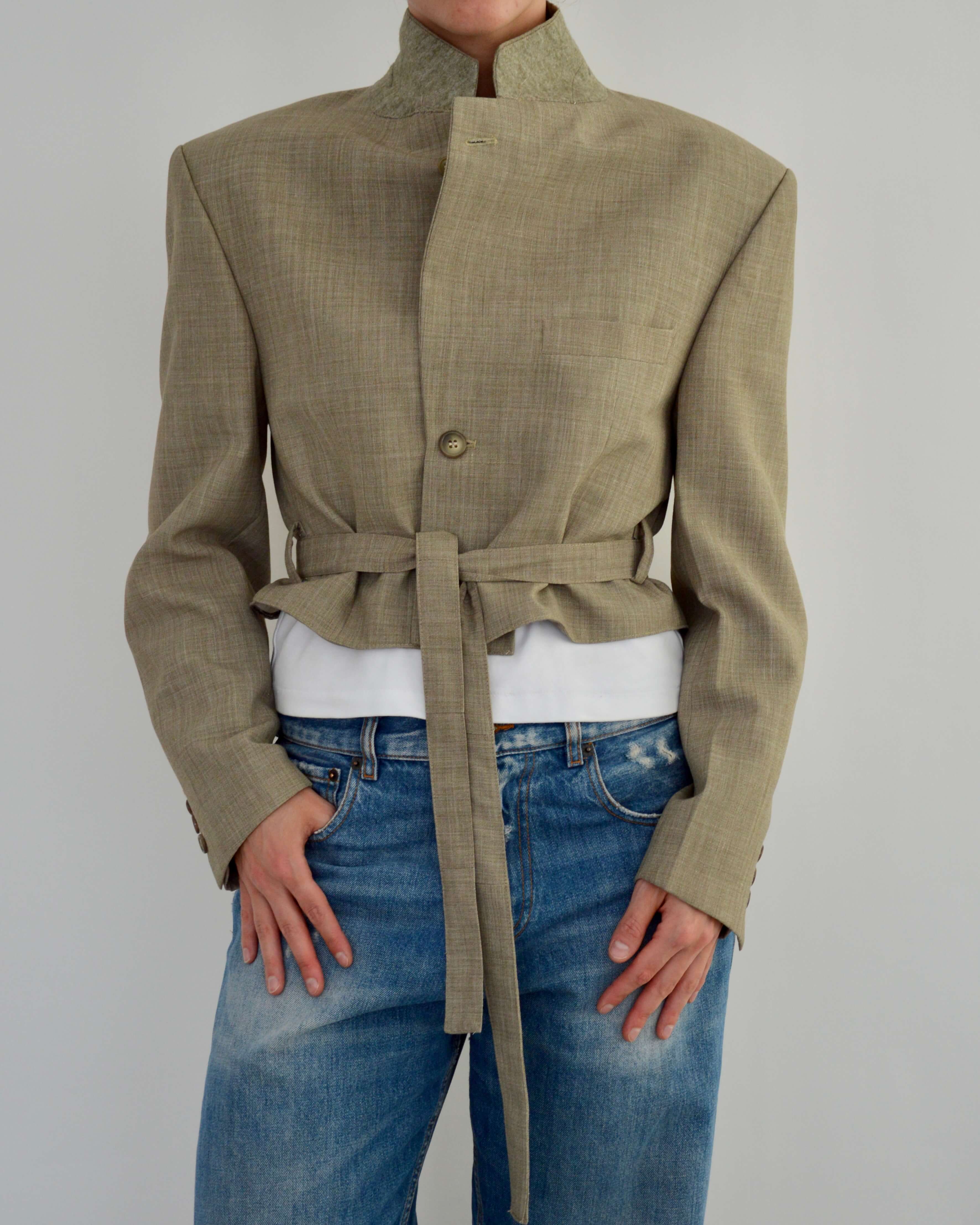 Tied-up Blazer - Soft Green (M)