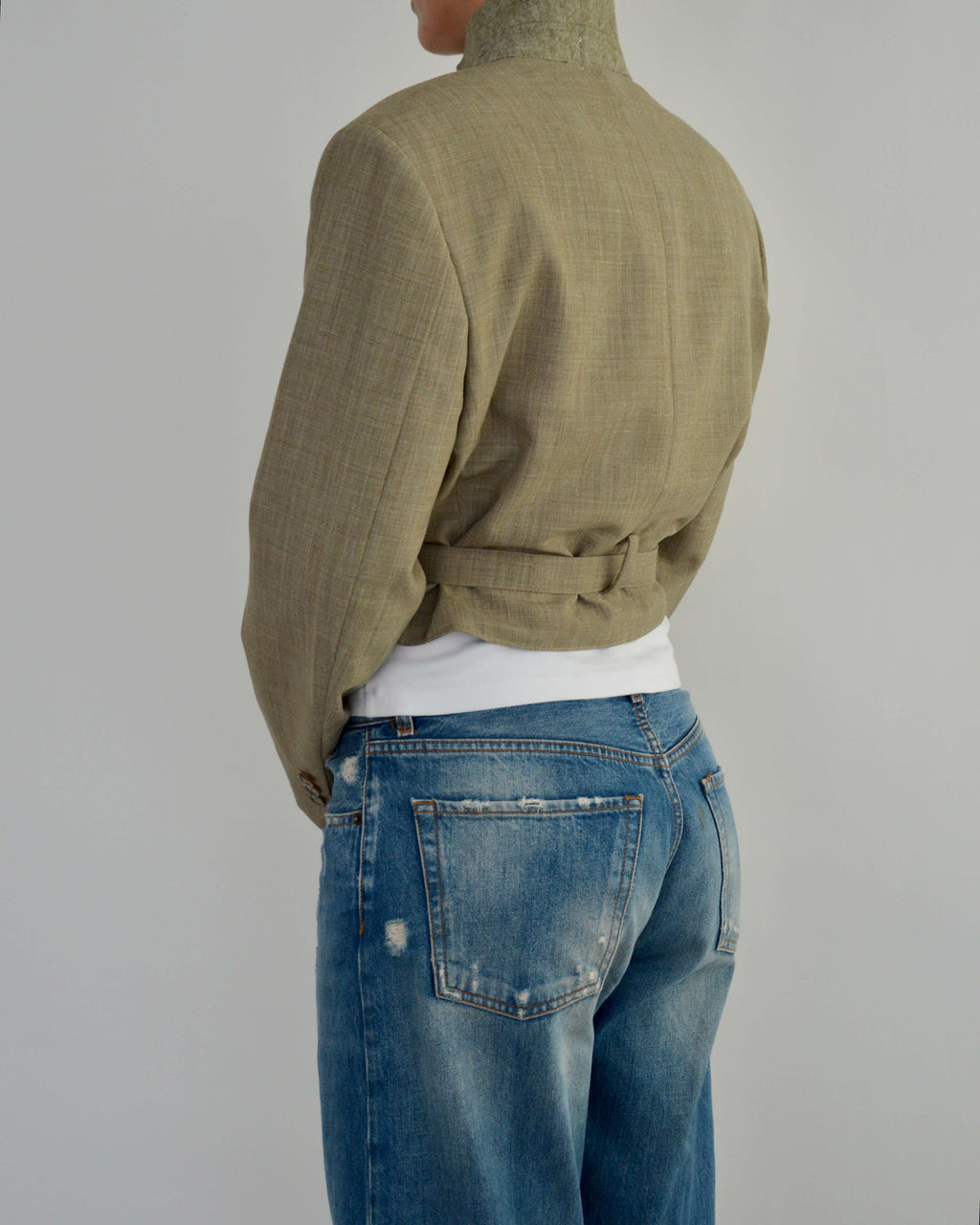 Tied-up Blazer - Soft Green (M)