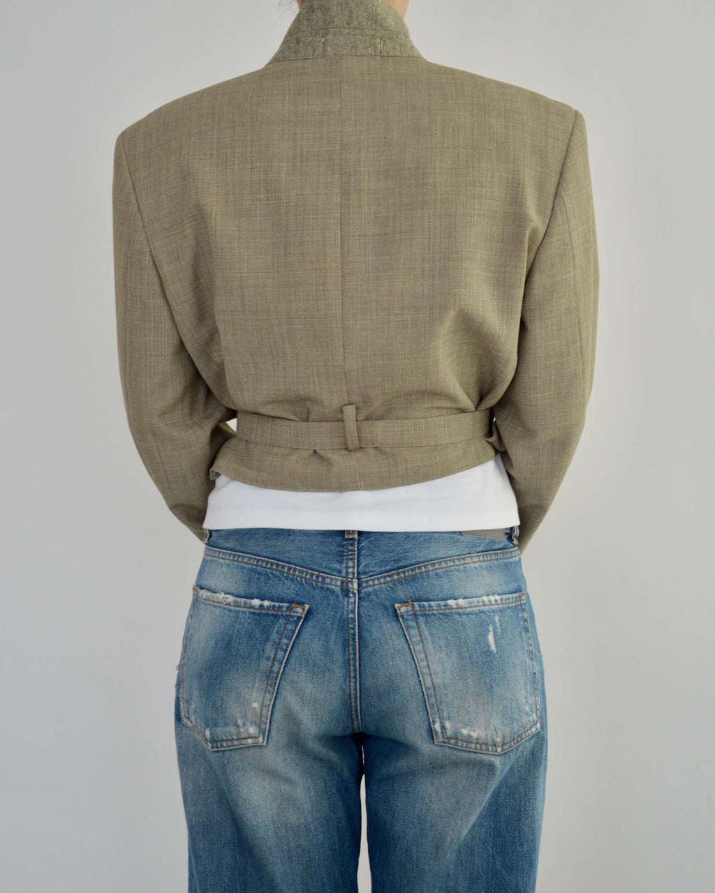 Tied-up Blazer - Soft Green (M)