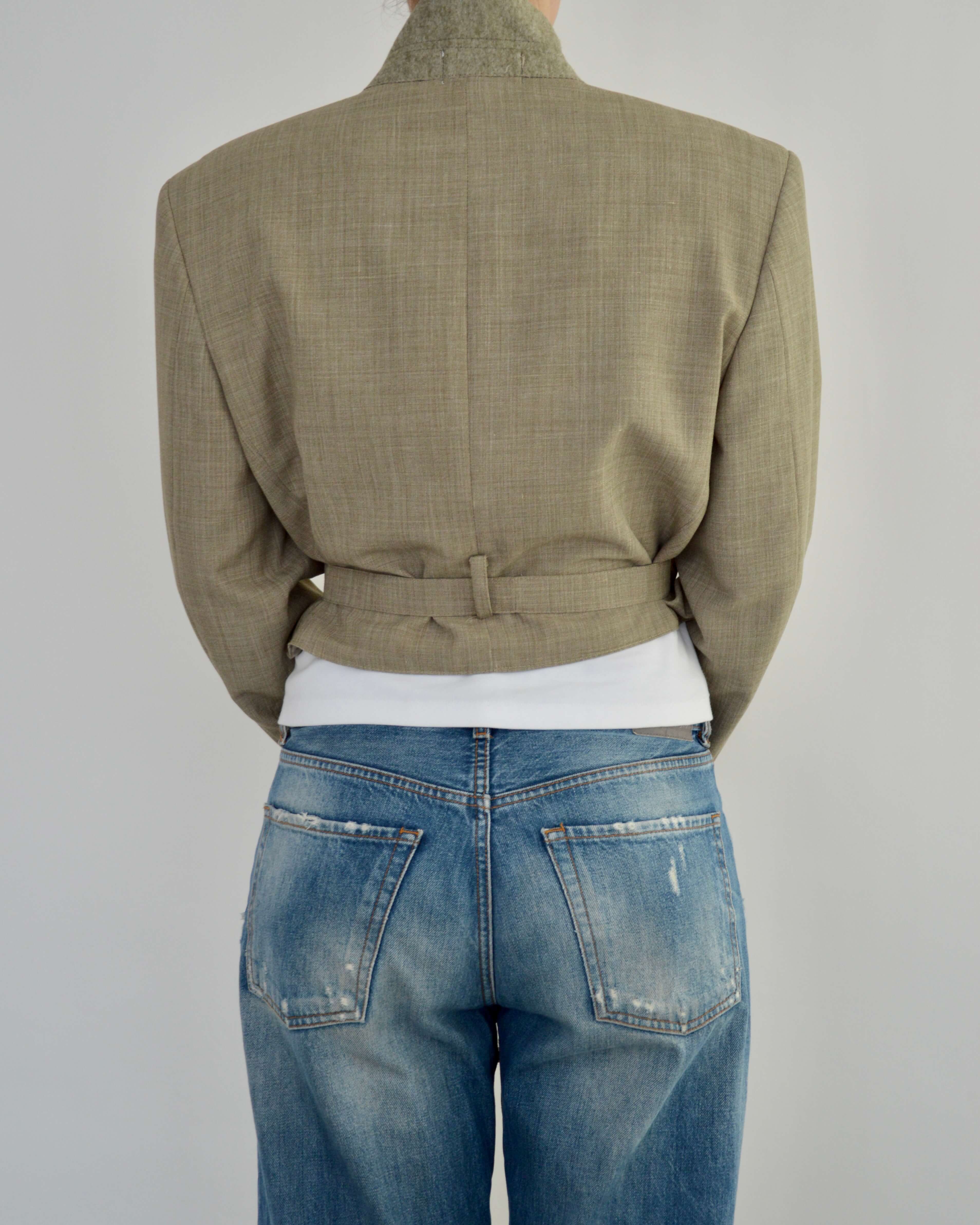 Tied-up Blazer - Soft Green (M)