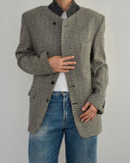 High Neck Blazer - Textured (M)