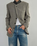 High Neck Blazer - Textured (M)