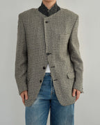 High Neck Blazer - Textured (M)