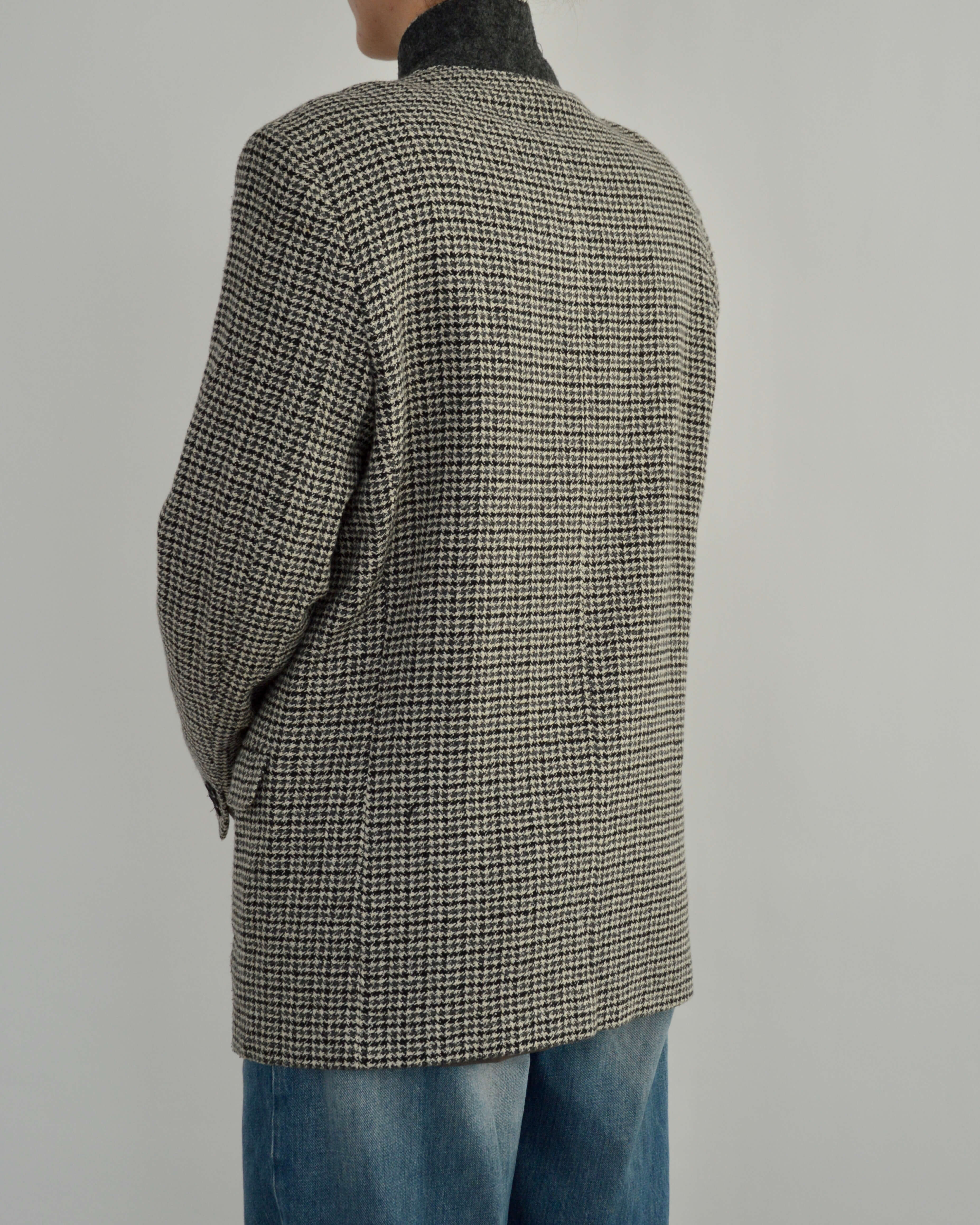 High Neck Blazer - Textured (M)