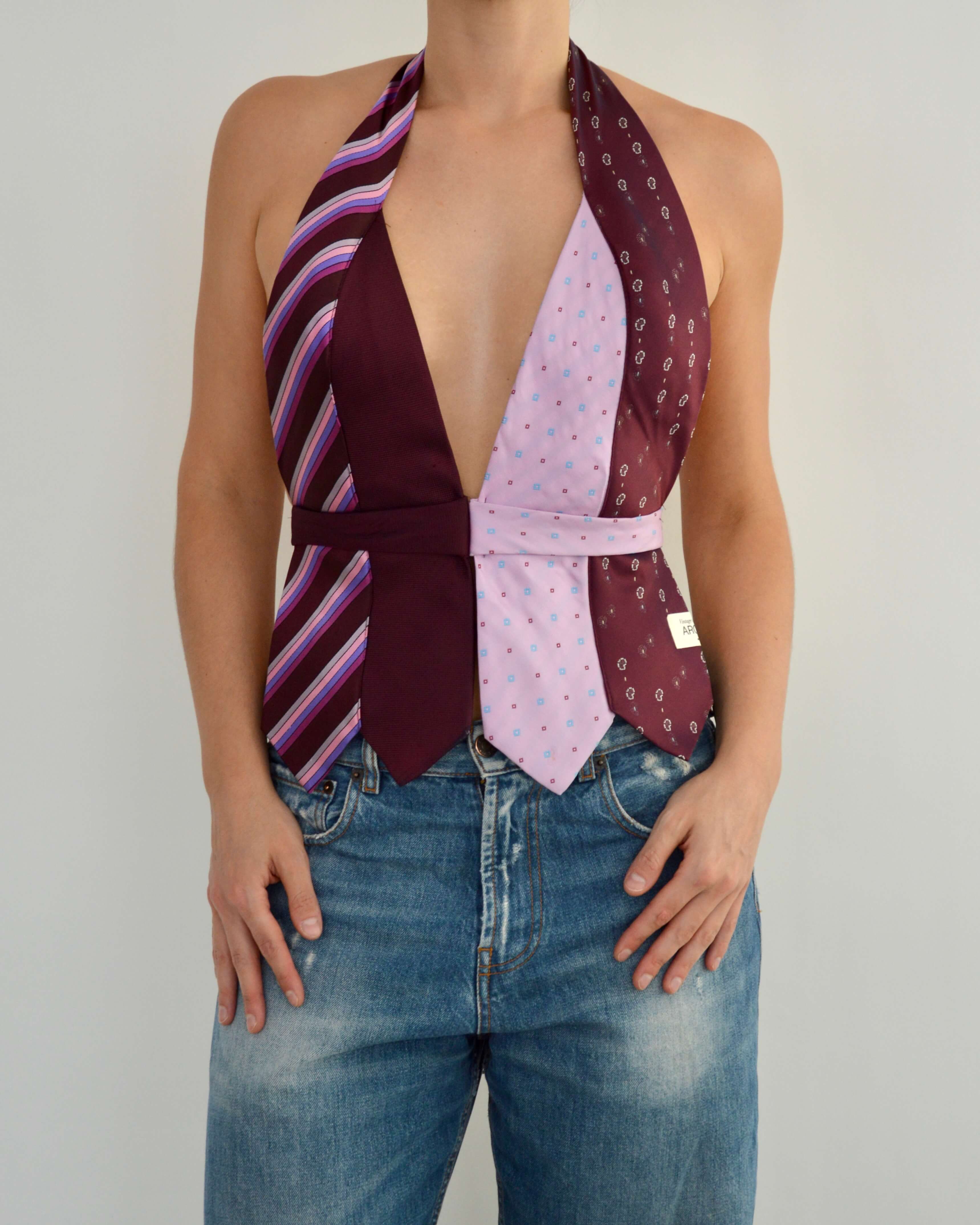 Tie Top & Flower Choker - nº 100 (L)
