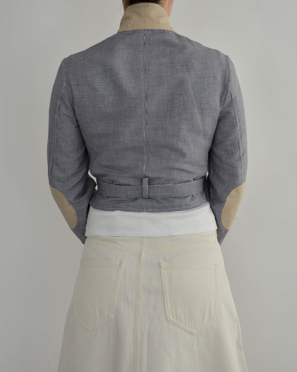 Vegan Tied-up Blazer - Summery Blue (XS)