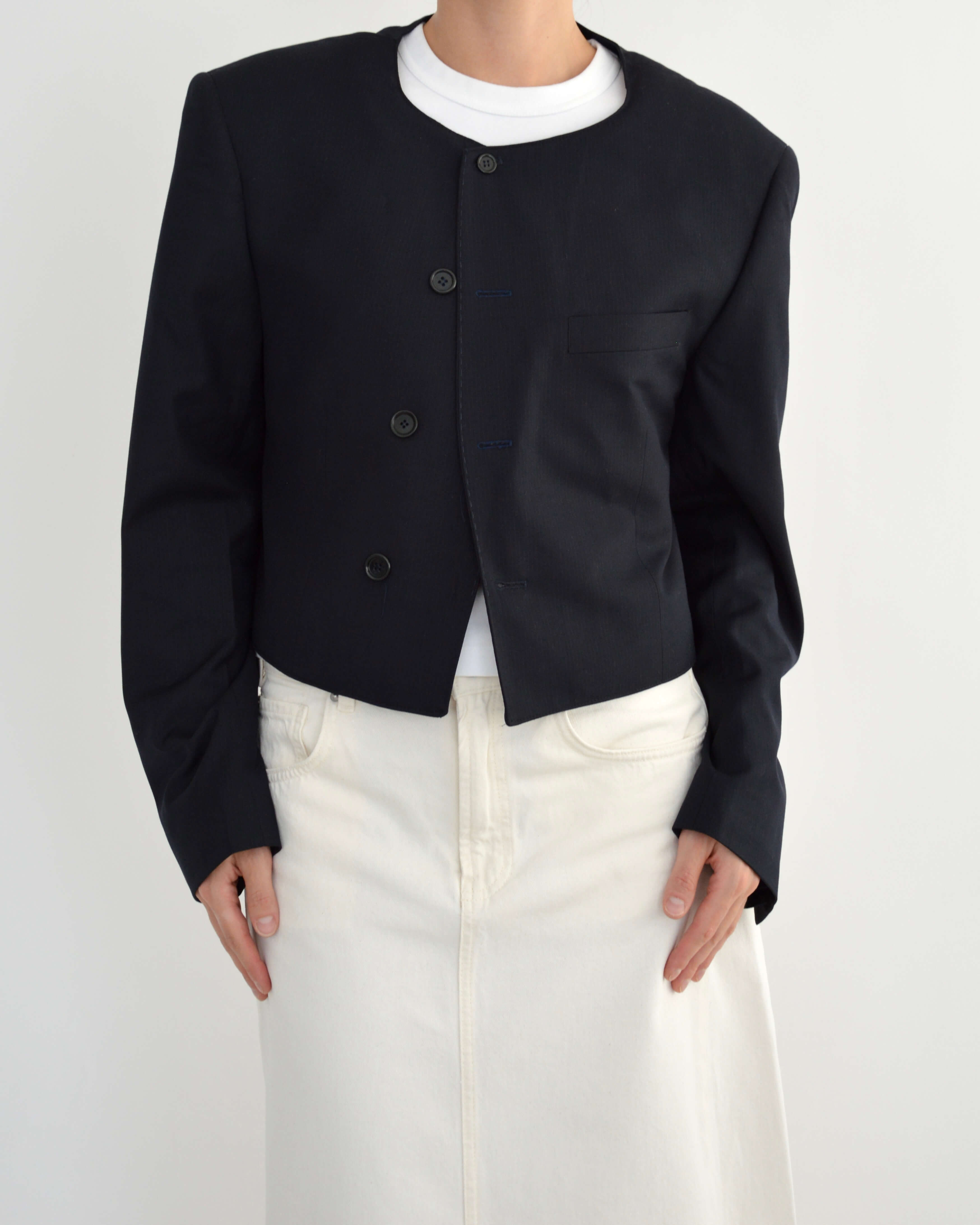 Frame Blazer - Dark Navy (L)