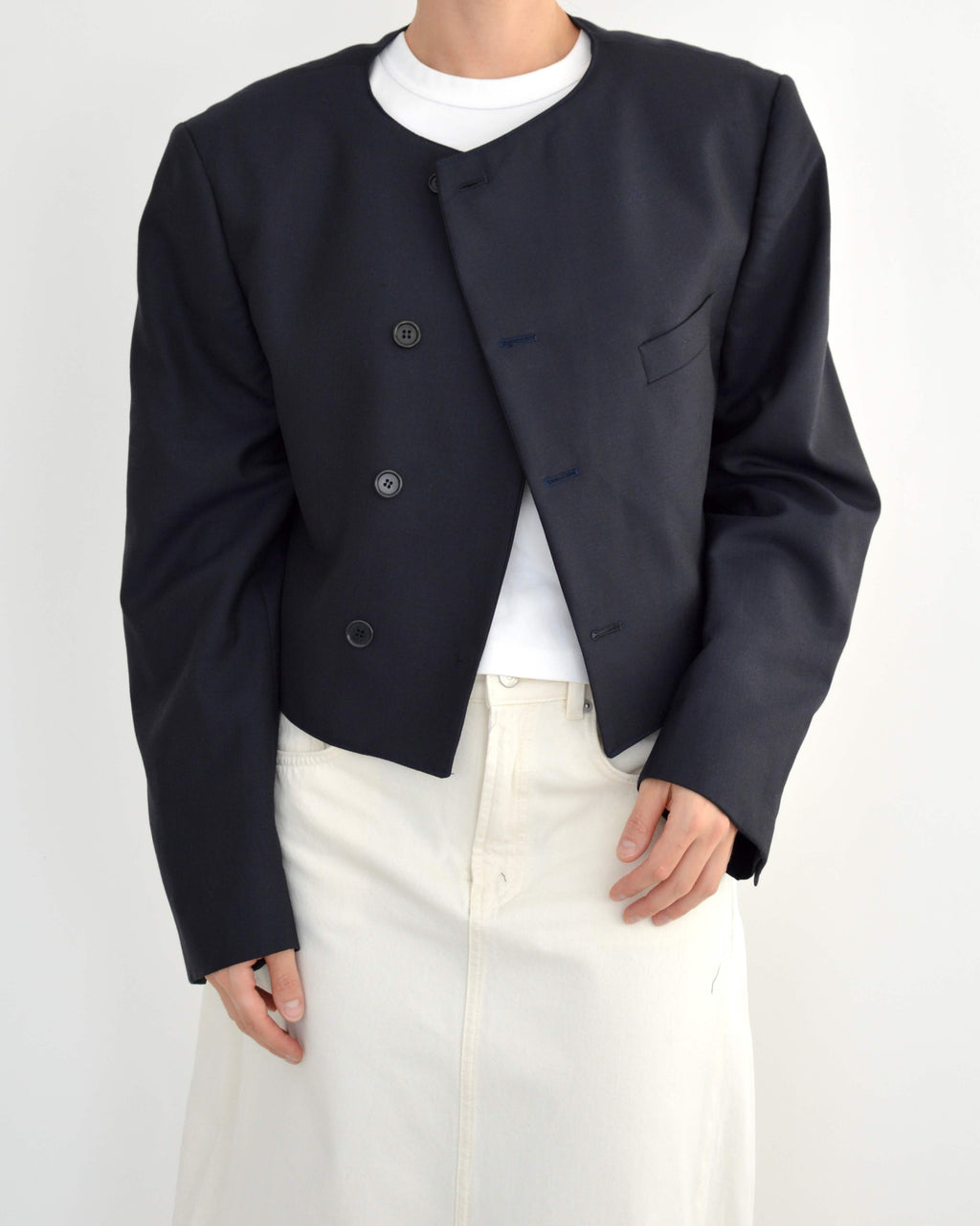 Frame Blazer - Navy (L)