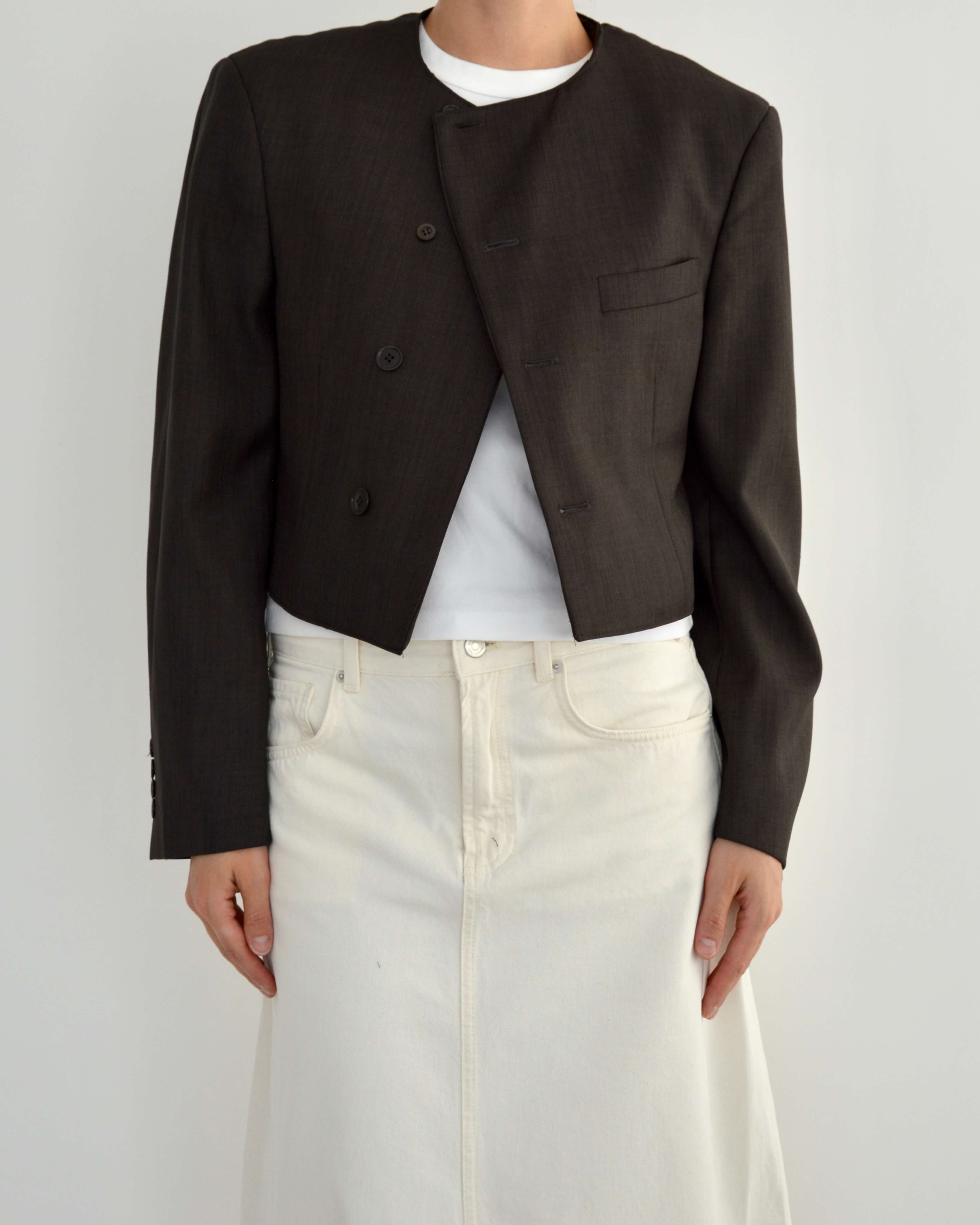 Frame Blazer - Vegan Chocolate (M)