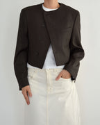 Frame Blazer - Vegan Chocolate (M)